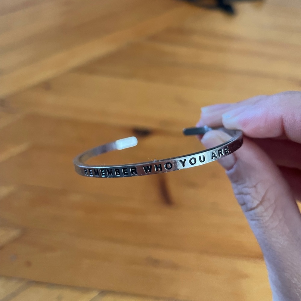 Silver Mantra Bracelet